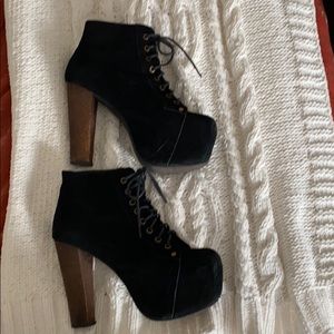 Jeffrey Campbell size 7.5 Suede Lita Heels